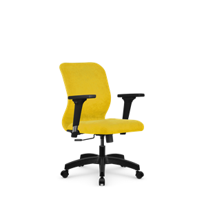 Кресло компьютерное SU-Mr-4/подл.200/осн.001 желтый в Подольске
