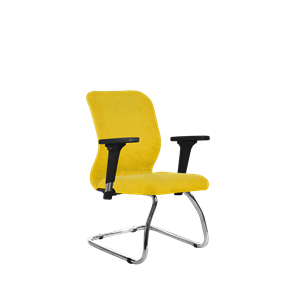 Офисное кресло SU-Mr-4/подл.200/осн.007 желтый в Москве