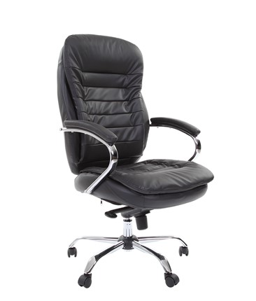 Компьютерное кресло CHAIRMAN 795 кожа, цвет черный в Подольске - изображение
