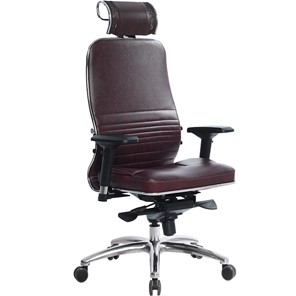 Офисное кресло Samurai KL-3.04, темно-бордовый в Химках