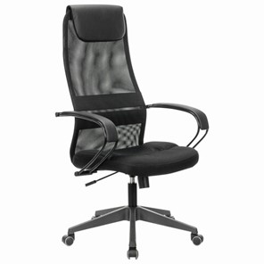 Офисное кресло Brabix Premium Stalker EX-608 PL (ткань-сетка/кожзам, черное) 532090 в Москве