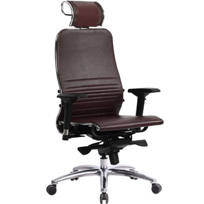 Офисное кресло Samurai K-3.04 темно-бордовый в Химках