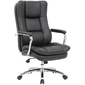 Офисное кресло BRABIX PREMIUM "Amadeus EX-507", экокожа, хром, черное, 530879 в Подольске