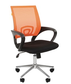 Компьютерное кресло CHAIRMAN 696 CHROME Сетка TW-66 (оранжевый) в Одинцово