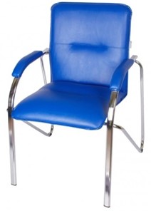 Кресло для офиса Самба СРП-036МП Люкс  голубой в Москве - предосмотр