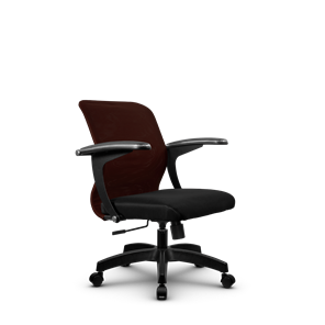 Кресло офисное SU-M-4/подл.160/осн.001, Коричневый/Черный в Одинцово