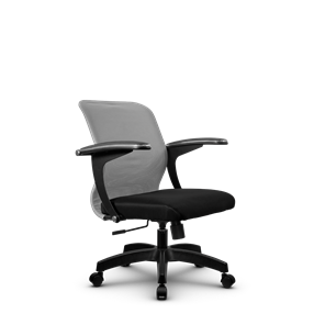 Компьютерное кресло SU-M-4/подл.160/осн.001, Светло-серый/Черный в Москве