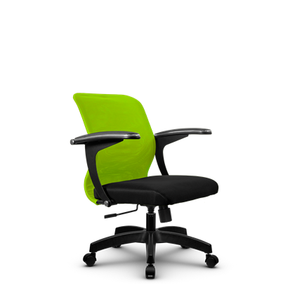 Компьютерное кресло SU-M-4/подл.160/осн.001, Зеленый/Черный в Москве - изображение
