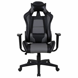 Офисное кресло Brabix GT Racer GM-100 (две подушки, экокожа, черное/серое) 531926 в Одинцово