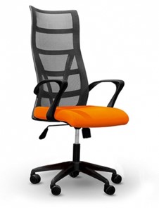 Кресло ДамОфис 5600, оранж/черное в Одинцово
