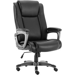 Кресло компьютерное Brabix Premium Solid HD-005 (рециклированная кожа, черное) 531941 в Подольске