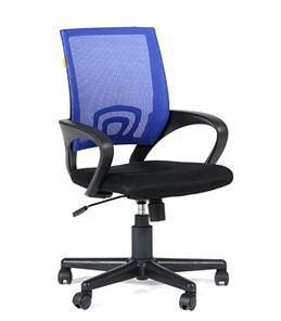 Компьютерное кресло CHAIRMAN 696 black Сетчатый акрил DW61 синий в Одинцово