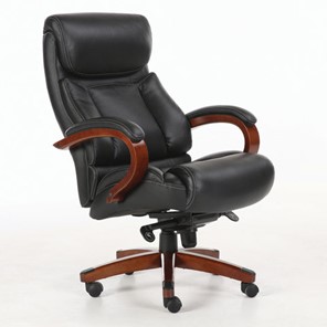 Кресло компьютерное Brabix Premium Infinity EX-707 (дерево, натуральная кожа, черное) 531826 в Москве