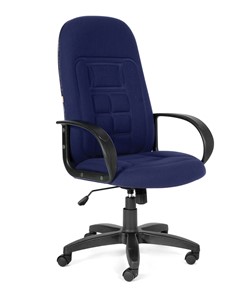 Кресло компьютерное CHAIRMAN 727 ткань ст., цвет синий в Серпухове