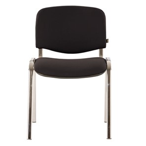 Офисный стул Brabix Iso CF-001 (хромированный каркас, ткань черная) 531419 в Серпухове