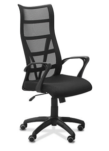 Офисное кресло ДамОфис 5600, черное в Химках