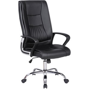Кресло офисное Brabix Forward EX-570 (хром, экокожа, черное) 531837 в Подольске