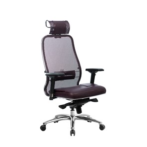 Кресло компьютерное Метта Samurai SL-3.04, темно-бордовый в Одинцово
