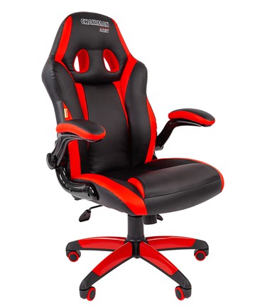 Кресло офисное CHAIRMAN GAME 15, цвет черный / красный в Москве - изображение