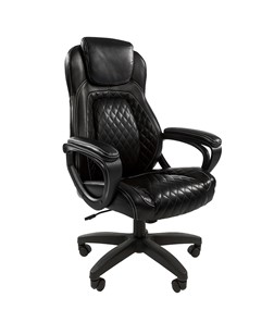 Кресло офисное CHAIRMAN 432, экокожа, цвет черный в Химках