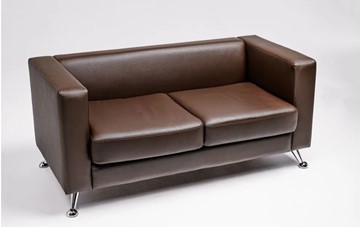 Комплект мебели Альбиони коричневый кожзам  диван 2Д + кресло в Москве - предосмотр 2