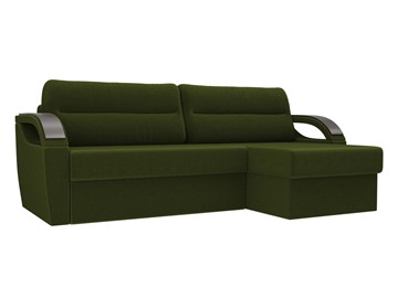 Угловой диван Форсайт, зеленый (микровельвет) в Москве