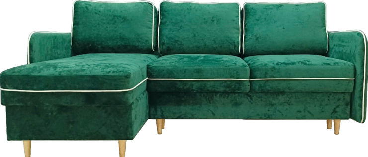 Угловой диван с оттоманкой Брайтон БЛ/БП в Одинцово - изображение 4