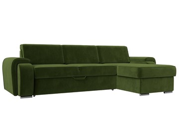 Угловой диван Лига-025, Зеленый (Микровельвет) в Подольске