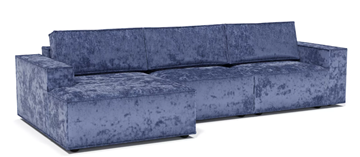 Угловой диван с оттоманкой Лофт 357х159х93 (НПБ/Еврокнижка) в Одинцово - предосмотр 1