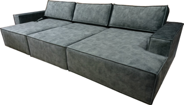 Угловой диван с оттоманкой Лофт 357х159х93 (НПБ/Тик-так) в Одинцово - предосмотр 5