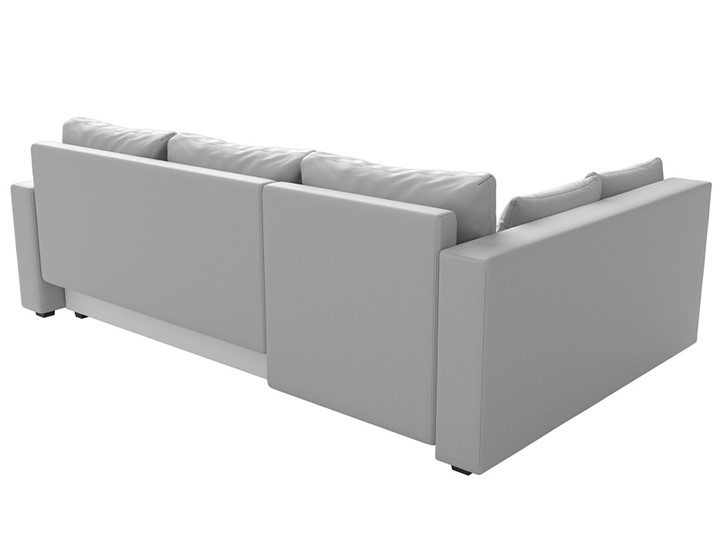 Угловой диван Мансберг, Белый (Экокожа) в Серпухове - изображение 5