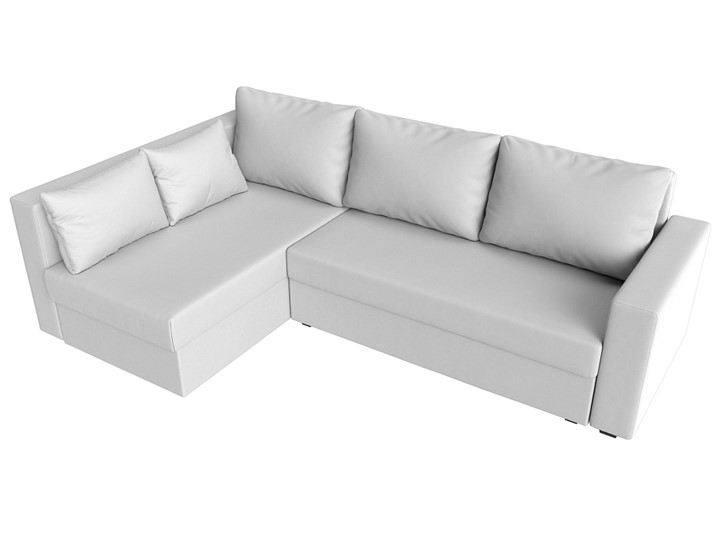 Угловой диван Мансберг, Белый (Экокожа) в Подольске - изображение 6