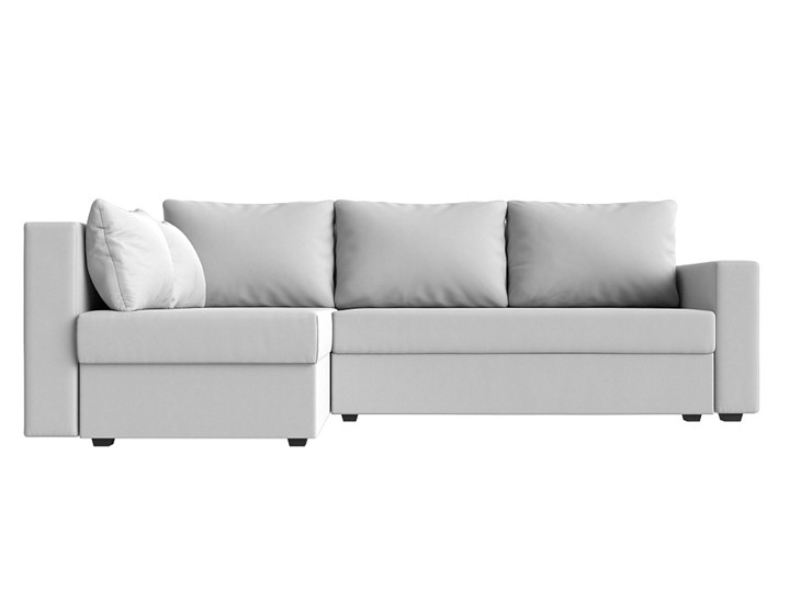 Угловой диван Мансберг, Белый (Экокожа) в Одинцово - изображение 8