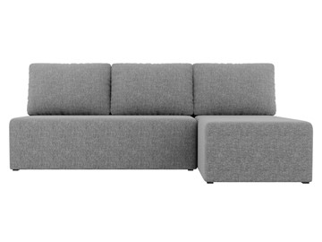 Угловой раскладной диван Поло, Серый (рогожка) в Подольске - предосмотр 1