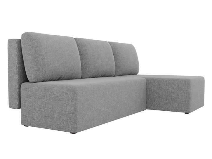 Угловой раскладной диван Поло, Серый (рогожка) в Одинцово - изображение 2