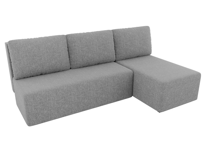 Угловой раскладной диван Поло, Серый (рогожка) в Химках - изображение 3
