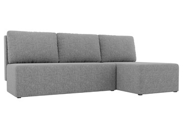Угловой раскладной диван Поло, Серый (рогожка) в Химках