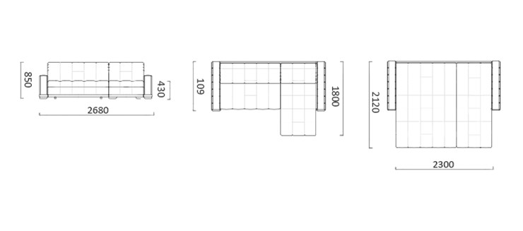 Угловой диван Вега 1600 в Химках - изображение 3