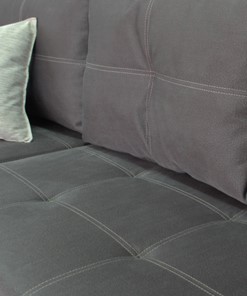 Угловой диван Fashion soft 210 (Uno grey + Brix latte) в Серпухове - предосмотр 4