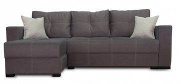 Угловой диван Fashion soft 210 (Uno grey + Brix latte) в Одинцово