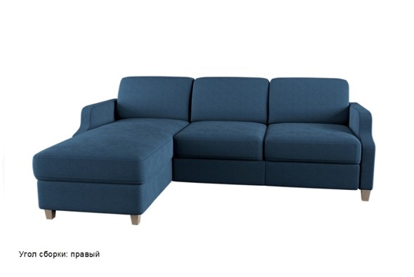 Угловой диван Валенсия Ретро с оттоманкой в Подольске - изображение