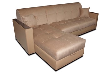 Угловой диван с оттоманкой Аккордеон-1 (сп.м. 1300х2050) в Москве - предосмотр