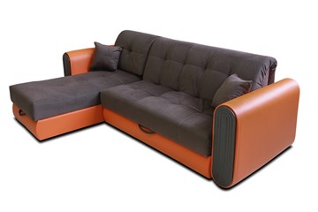 Угловой диван с оттоманкой Аккордеон-8 (сп.м. 80х205) в Одинцово