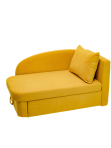 Диван-кровать правая Тедди желтый в Подольске - предосмотр