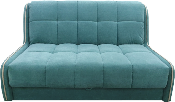 Прямой диван Аккордеон-Кант 1,55, клетка (НПБ) в Одинцово - изображение