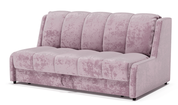 Прямой диван Аккордеон-Кровать 1,55 с каретной утяжкой, полоска (ППУ) в Одинцово - предосмотр 1