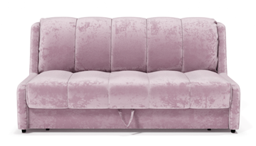 Прямой диван Аккордеон-Кровать 1,55 с каретной утяжкой, полоска (НПБ) в Химках