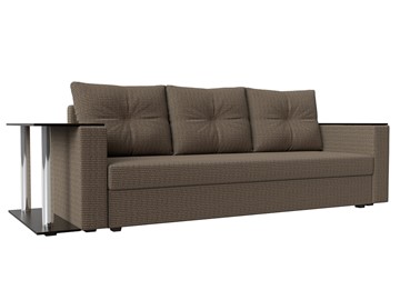 Прямой диван Атланта лайт со столом, Корфу 03 (Рогожка) в Одинцово