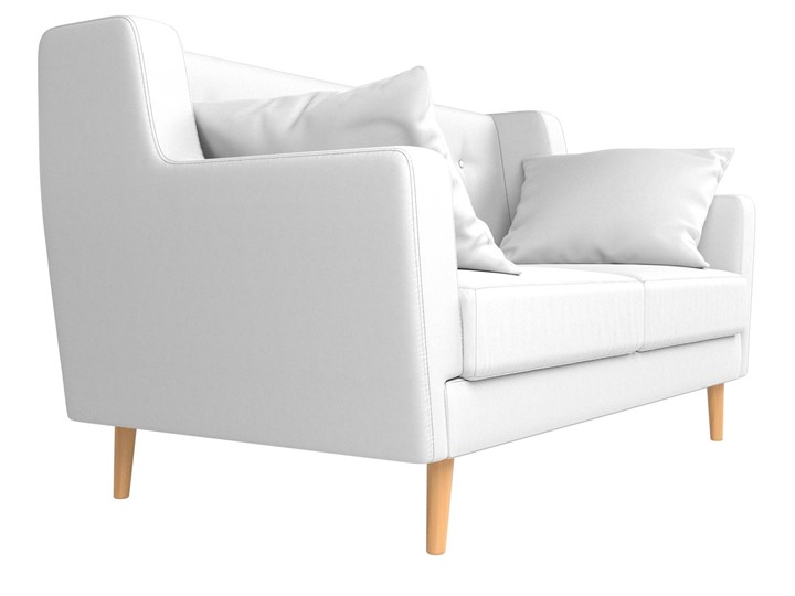 Двухместный диван Брайтон 2, Белый (экокожа) в Одинцово - изображение 2