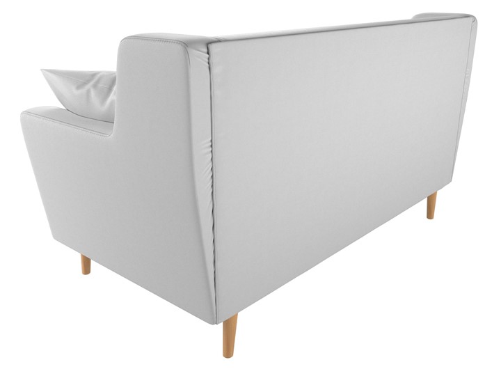 Двухместный диван Брайтон 2, Белый (экокожа) в Одинцово - изображение 4